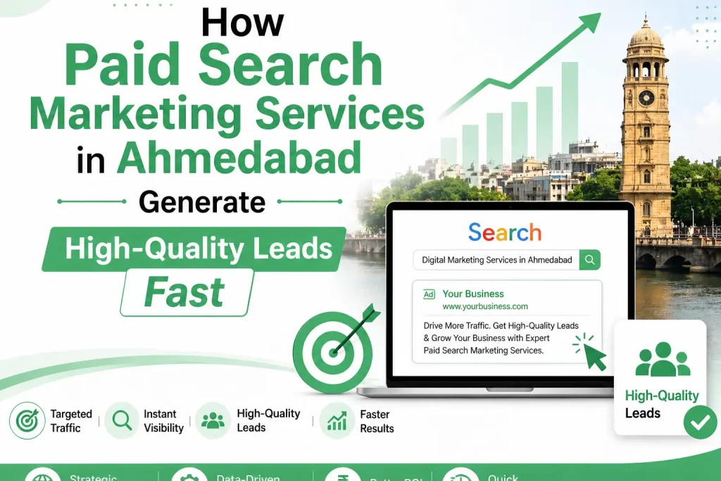 How Paid Search Marketing Services in Ahmedabad Generate High-Quality Leads Fast