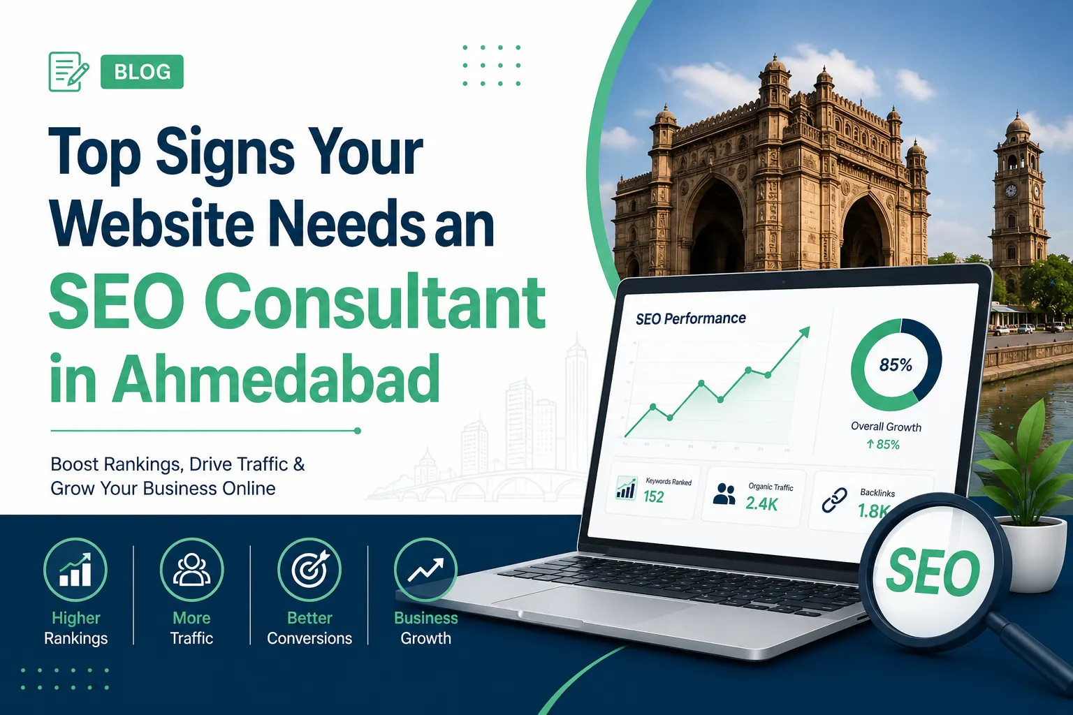 Top Signs Your Website Needs an SEO Consultant in Ahmedabad