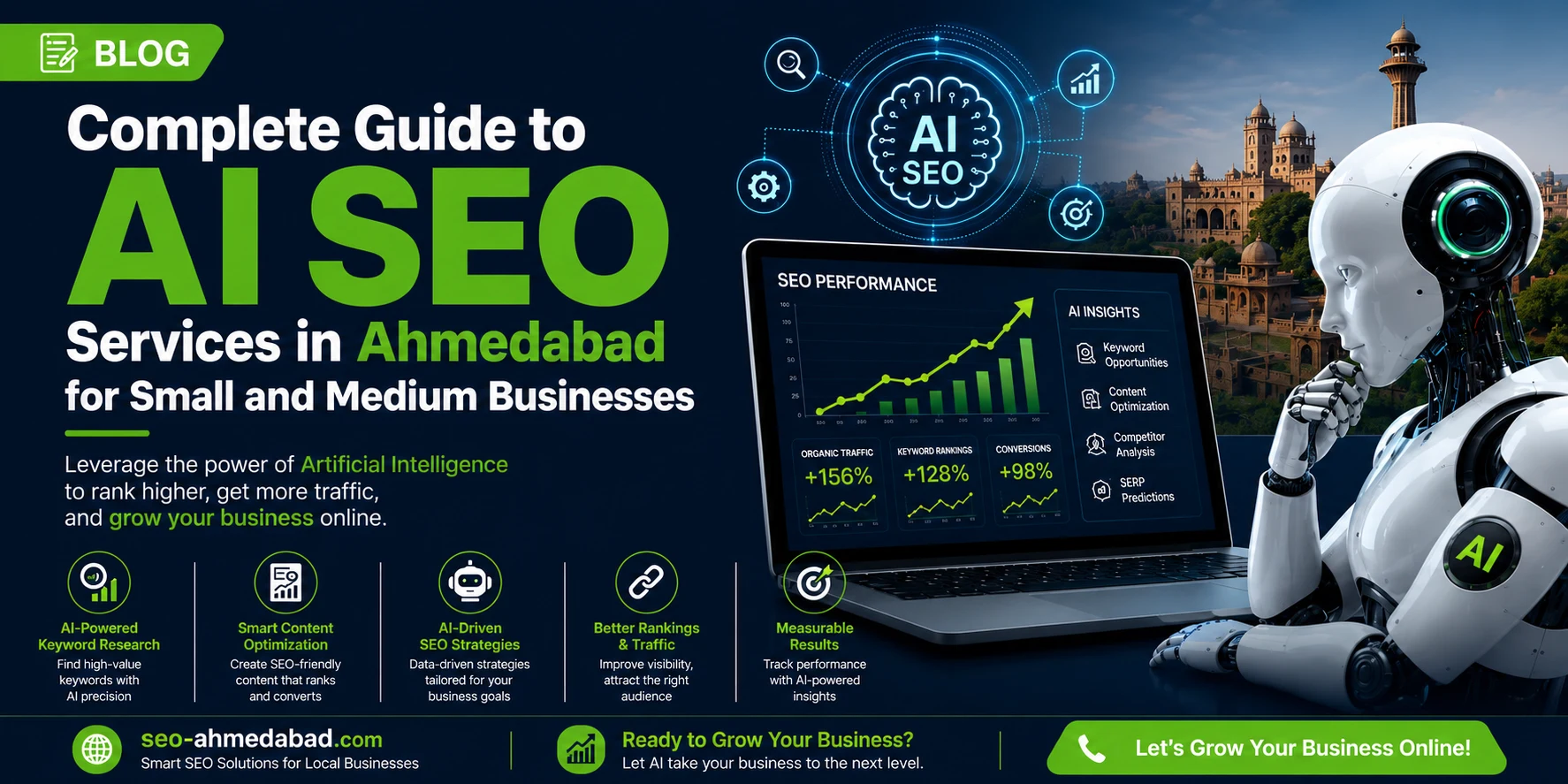 Complete Guide to AI SEO Services in Ahmedabad for Small and Medium Businesses