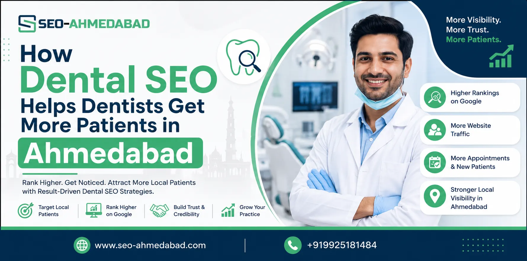 How Dental SEO Helps Dentists Get More Patients in Ahmedabad
