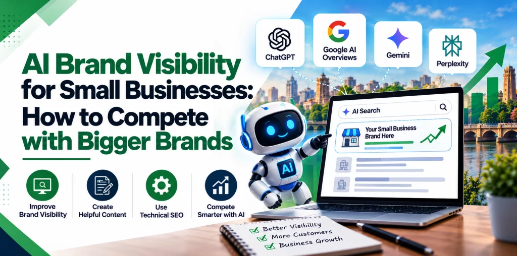 AI Brand Visibility for Small Businesses: How to Compete with Bigger Brands